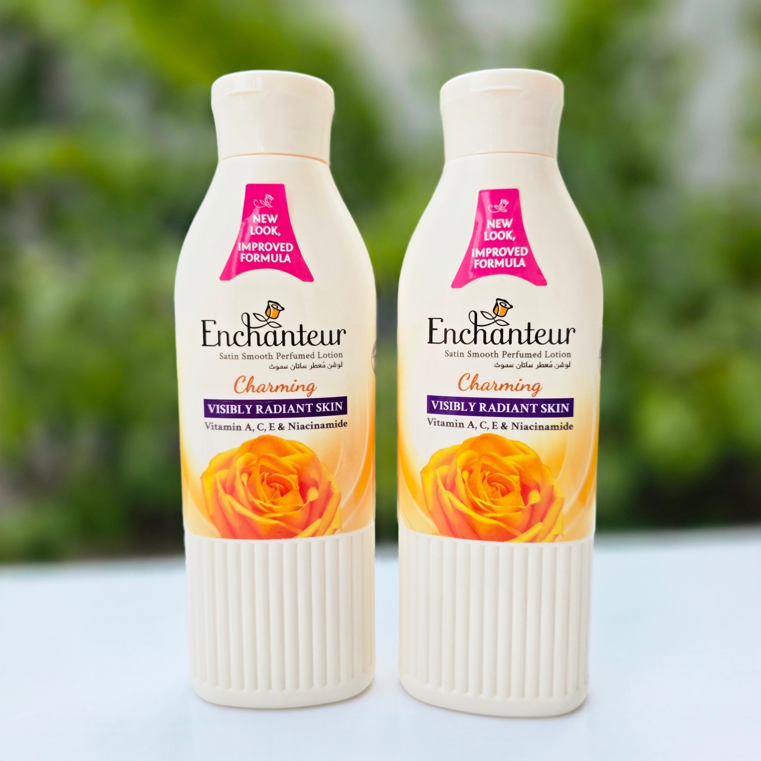 لوسیون بدن انشانتر زرد (Enchanteur Charming Body Lotion)حجم ۲۵۰میل