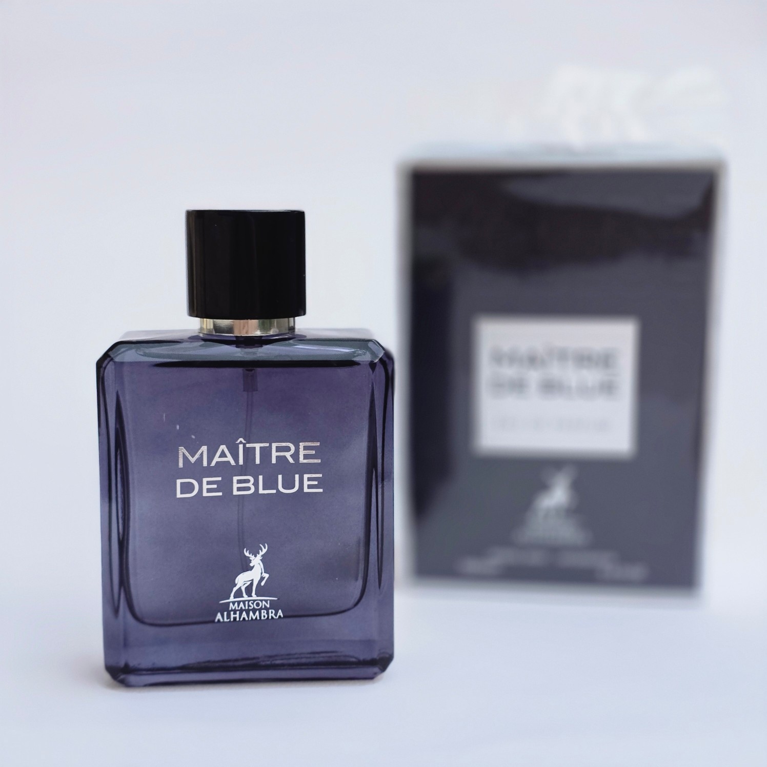 ادکلن MAITRE DE BLUE شرکت الحمبرا حجم 100میل