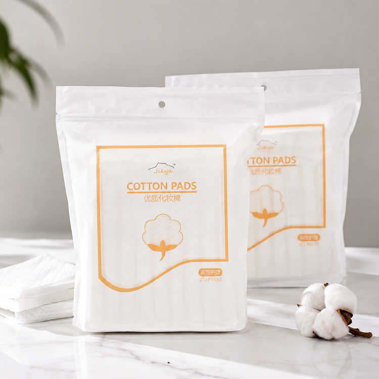 پد آرایشی پنبهای جییا (Jieya) مدل Cotton Pads – ۲۲۲ عددی